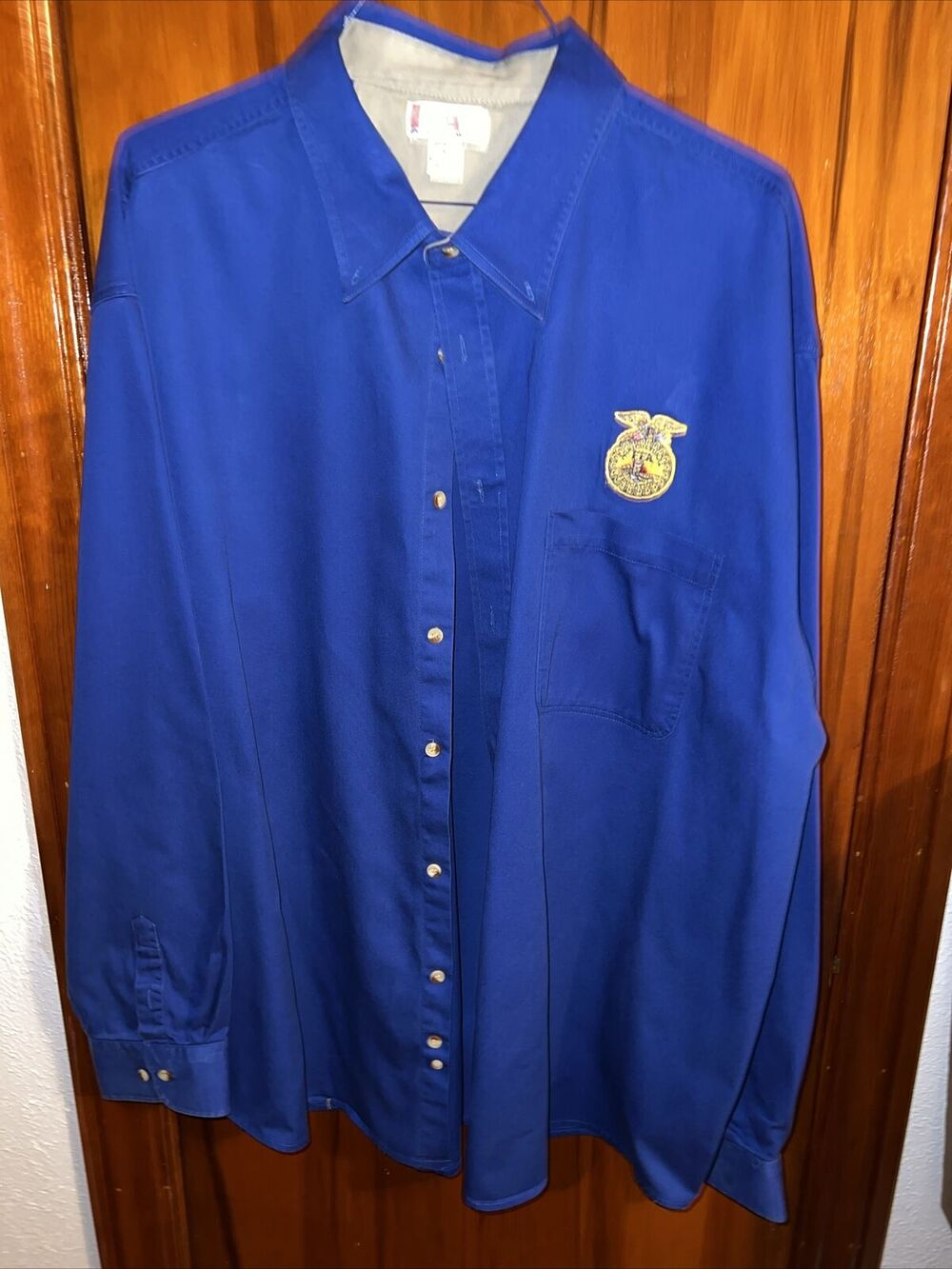 FFA Future Farmers Of America Shirt Mens 4XL Button Down Long Sleeve Big & Tall